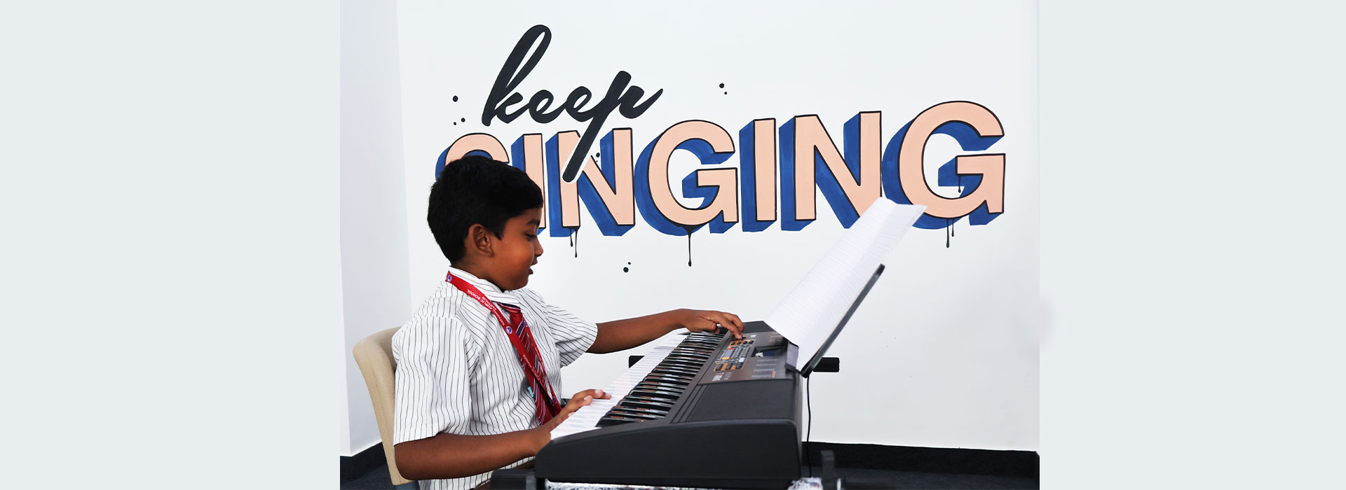 Music class at NPS Varthur