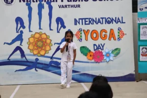 International Yoga Day Celebration Nps Varthur Pic 1