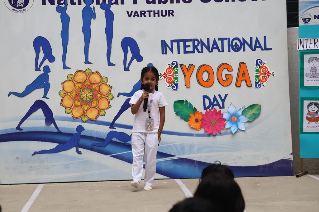 National Public School, Varthur International Yoga Day Celebration Nps Varthur Pic 1