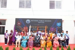Investiture Ceremony Nps Varthur Capt B V Subramani Pic 1