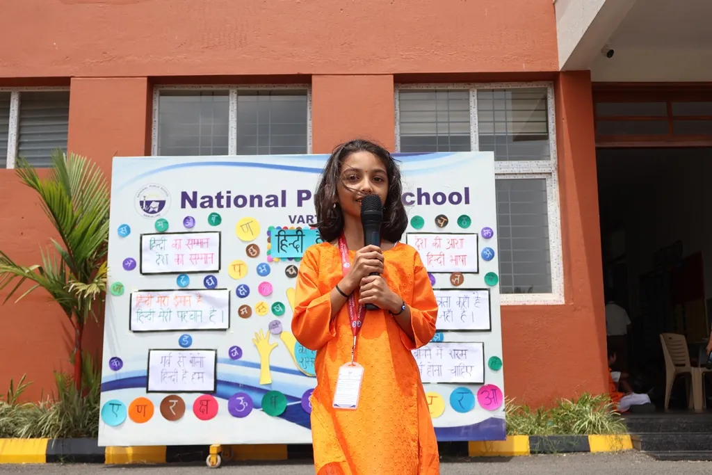 Hindi Diwas Special Assembly Pic 1